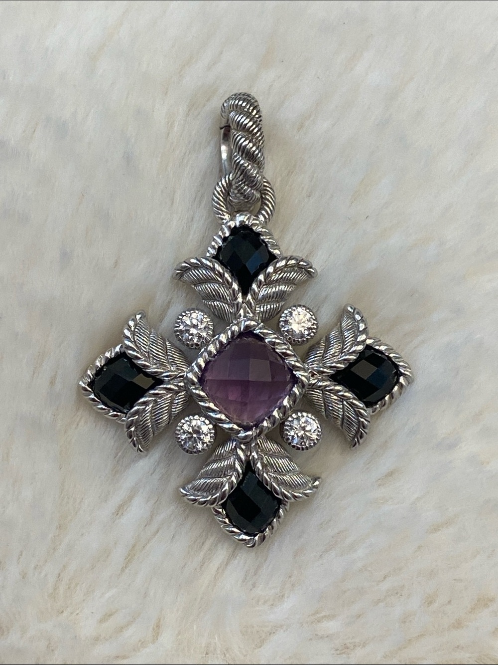 Judith Ripka Amethyst Pendant